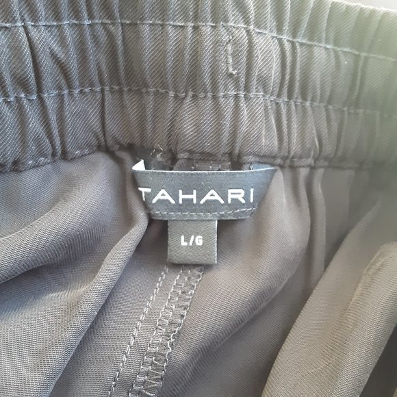 Tahari Women's Black Elastic Waist Joggers | New! Large - Picture 12 of 14